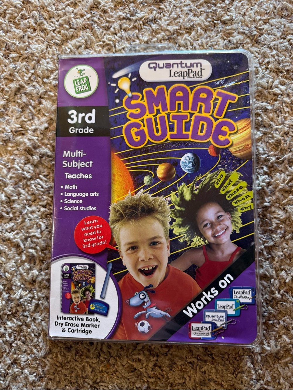Quantum Pad LeapFrog "Smart Guide to 3rd Grade" Master Fundamental Skills
